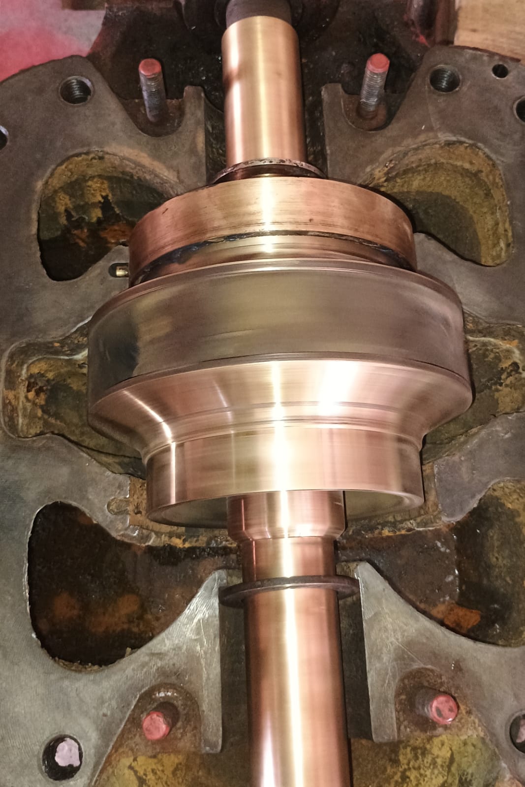 install an impller of pump after repairing